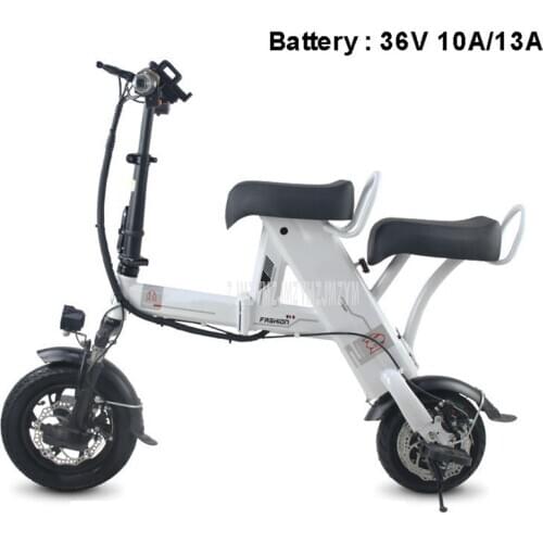 Mini Foldable Electric Scooter Double Person Smart City Walking Tool Adult Electric Bicycle Scooter 36V 10A/13A Mileage 30/40km