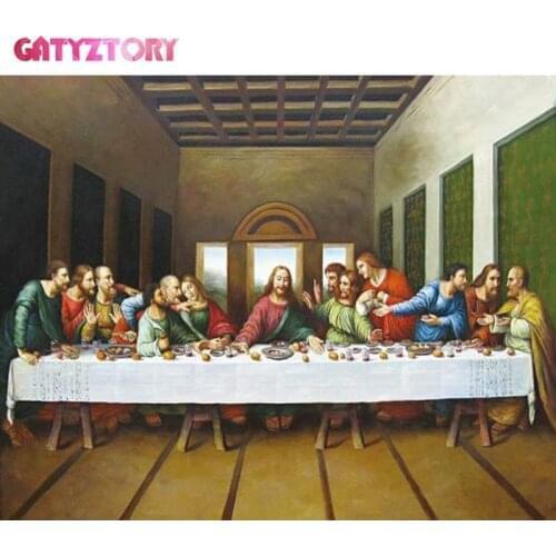 GATYZTORY Famous Picture 5D DIY Diamond Painting Full Square/Round Diamond Mosaic Figure Sale Embroidery Home Decor Gift