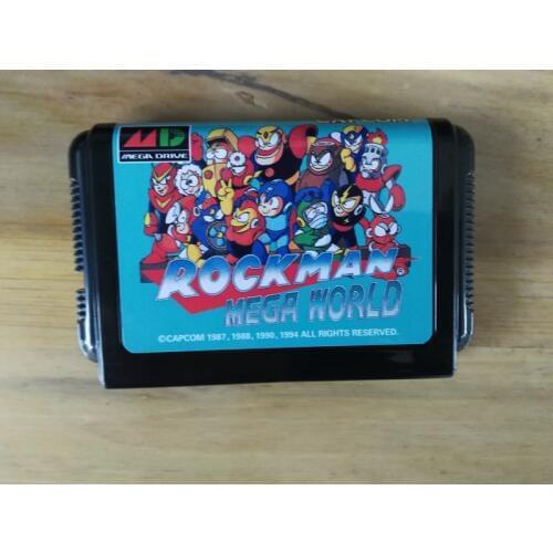 MD Game : ROCKMAN MEGA WORLD ( Japan Version!! )