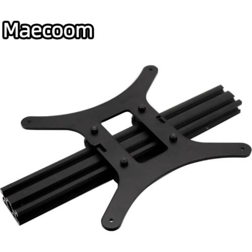 Maecoom METAL Black Ender-3 Hotbed Y Carriage Plate With Pulley For Creality Ender-3 3D Printer Heated Bed 2040 Aluminum profile