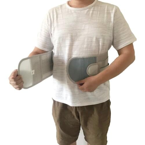 XL Medical Lower Back Support Belt Orthopedic Lumbar Corsets with 4-Steel Straps for Waist Spine Corrector Back Brace Men