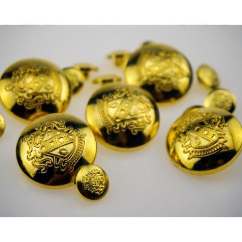New arrival 10pcs/lot Gold high-grade coat mushroom button Sewing Accessories Scrapbooking