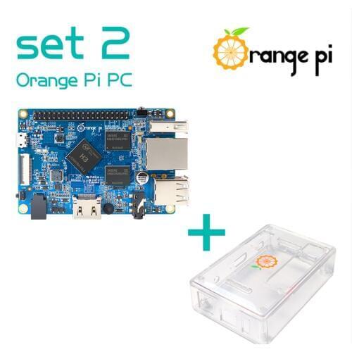 Orange Pi PC+Transparent ABS Case, Supported Android, Ubuntu, Debian OS