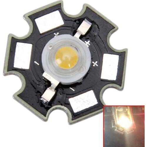 3W High Power Star LED Light Lamp Bulb (White)