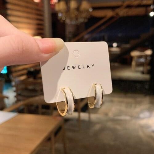 S925 Silver Needle Design Sense Simple and Advanced 2021 NEW Trendy Exquisite Small Earrings Jewelry for Girls Women