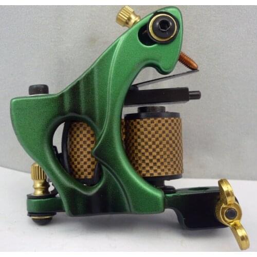 10Pcs/lot Pro Casting Iron Tattoo Machine 10 Wraps coil stainless steel Tattoos Body Art Gun Coil Machine LPC-ITM-7015-16P