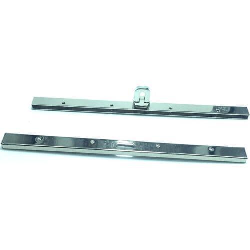 19cm Long Silver Finish Purse Frame Clutch Bag Frame