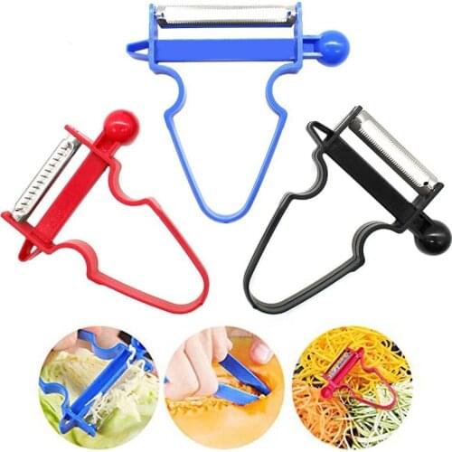 3Pcs/Set Vegetable Peeler Slicer Shredder Julienne Stainless Steel Blades Kitchen Fruit Peeler Zesters Kitchen Multi Grater