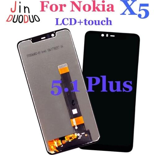 AAA+ For Nokia 5.1 Plus LCD Display Touch Screen Digitizer Assembly Replacement For Nokia X5 LCD Display
