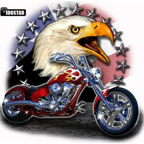 New Diamond Painting Full Square/Round Drill Hawk Eagle Motor 5D Daimond Painting Embroidery sale Cross Stitch Mosaic Rhinestone