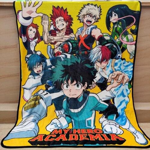 IVYYE My Hero Academia Power Anime Blanket Plush Velvet Warm Decoration Bed Home Throw Sofa Blankets Unisex Gifts NEW