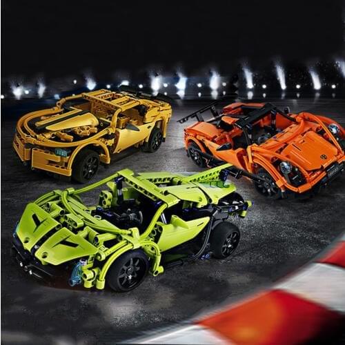 Building Blocks RC Car Model Kits Rechargeable Battery Technics Bricks Compatible with all Major Brands Xmax Gift toys for kids