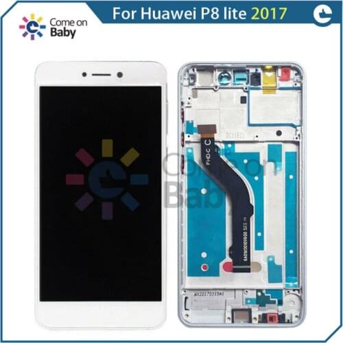 For Huawei P8 lite 2017 PRA-LA1 PRA-LX1 LCD display +Touch Screen Digitizer 100% NEW quality Assembly with frame
