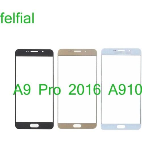 For Samsung Galaxy A9 Pro A9 2016 A900 A900F A9000 A910 A910F A9100 Touch Screen Front Panel Glass Lens LCD Front Outer Replace