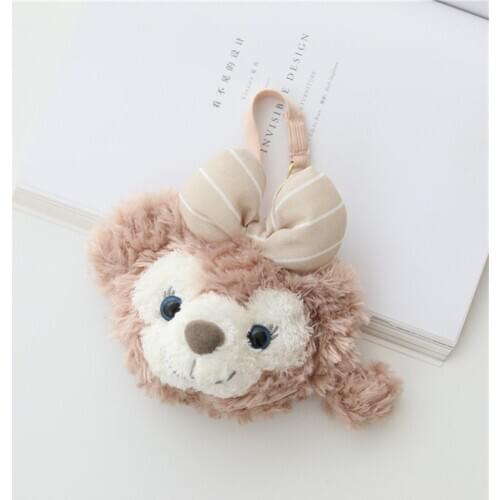 Duffy and His Friends Kawaii Fluffy ShellieMay Plush Coin Purse Card Bag Zero Wallet Lovely Gifts for Kids Girls