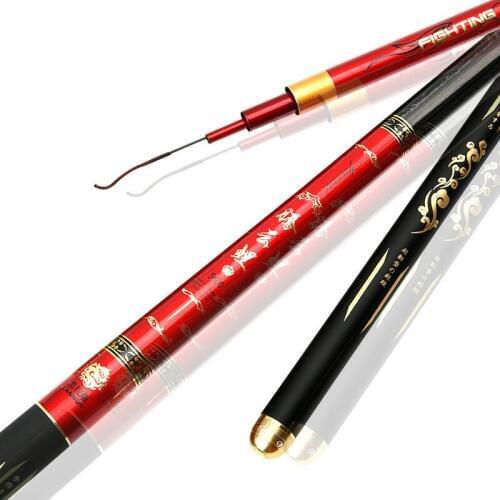 46T Carbon Taiwan Fishing Rod 19 Tonalty Carp Fishing Pole Super Hard Hand Sticks Black Pit Olta Vara De Pesca Fishing Equipment