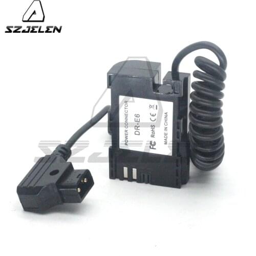 LP-E6 Dummy Battery to D-tap Power Cable For SmallHD 502 501 702 Monitor Power Cable connector
