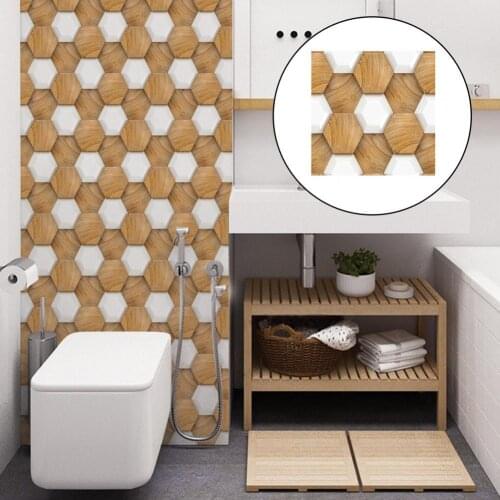 Wall Sticker 3D Self-adhesive PVC Anti-Collision Wall Panel for Home