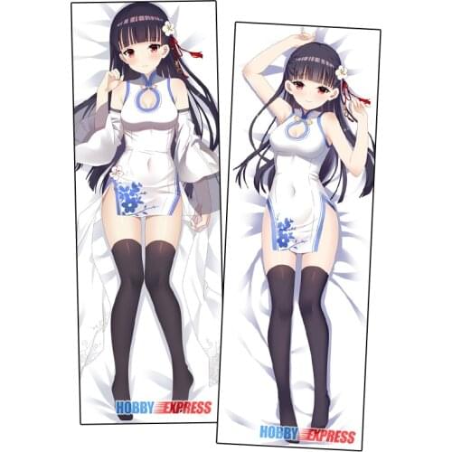 Hobby Express Anime Dakimakura Japanese Otaku Waifu Hugging Body Pillow Cover Yat Sen Azur Lane 21334