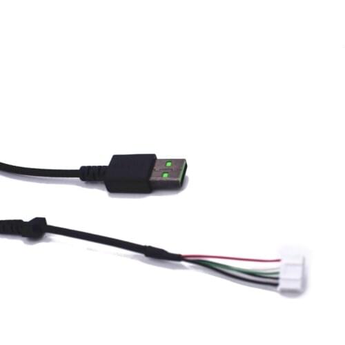 Durable Nylon Braided USB Mouse Cable Mouse Lines for razer Mamba Elite Mouse Q1JF