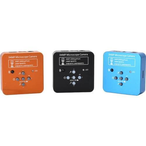 Full HD 34MP 2K 1080P 60FPS HDMI USB Industrial Electronic Digital Video Microscope Camera For Phone CPU PCB Soldering Repairing