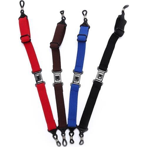 Adjustable Spectacle Glasses Anti Slip Strap Stretchy Neck Cord Outdoor Sports Eyeglasses String Holder Nylon Glasses Rope
