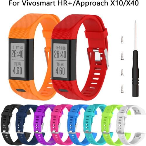 Smart Watchband Wristband Band For Garmin Vivosmart HR Plus HR+ Smart Watch Band Strap Bracelet Wristband