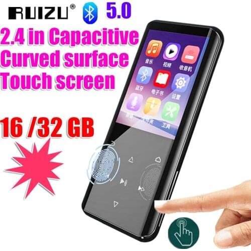 RUIZU D20 Full Touch Screen MP3 Player 8GB Music Player With FM Radio Video Player E-book Player MP3 With Built-in Speaker 5