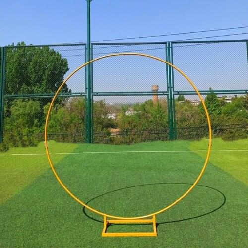 Wedding props iron ring arch background single pole flower outside the door lawn wedding flower door shelf