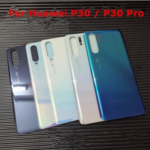 1x Back Glass Battery Housing Cover Case For Huawei P30 / P30 Pro / P30 Lite Replacement Parts