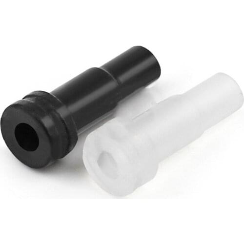 20pcs DIY Silicone Tail Pipe 3.5mm 4mm Cable Protecting Tail Wire Protecting Jacks Filling Sleeve Tail 3.5mm Connector Adapter