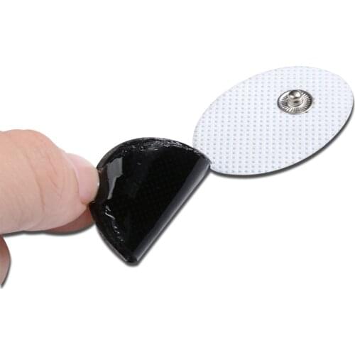 50 Pairs Electrodes Pads With Button 3.5mm For TENS/EMS Machines For Physical Therapy Size 3*4.5cm