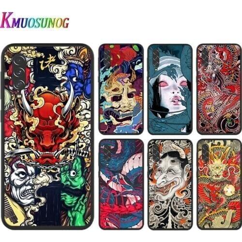 Japanese Mythology Ghost Art for Samsung Galaxy A42 A51 A90 5G UW A80 A70 A60 A50 A40 A20E A2 Core A10S M30 Phone Case