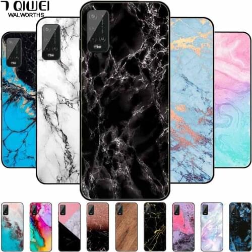 For Wiko Power U10 Case Silicone Soft Marble Phone Cases for Wiko Power U20 Back Cover 6.82'' Protective Coque for PowerU10 U 20