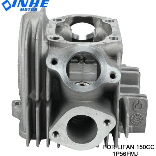 Motorcycle Cylinder Head For 56.5mm Bore lifan LF 150 150cc Horizontal Kick Starter Engines 1P56FMJ Parts