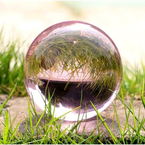 30mm-100mm Crystal Ball Asian Rare Obsidian Sphere Crystal Ball Healing Stone Decor Feng Shui