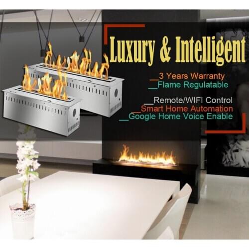 Inno living fire 36 inch luxury ethanol fireplace automatic bio fire place