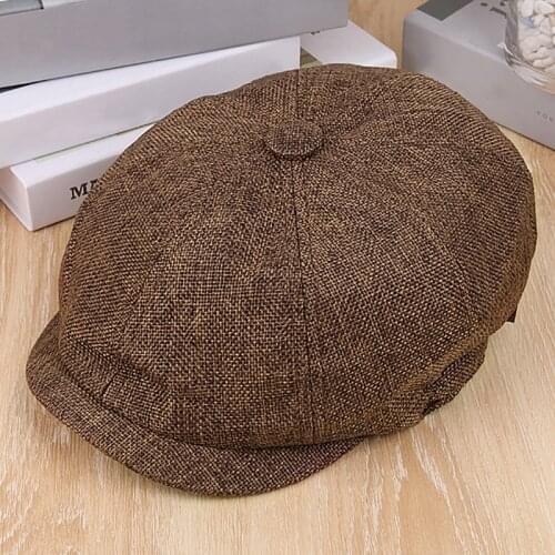 Men Newsboy Hat Retro Beret Hats Casual Street Caps Unisex Wild Octagonal Cap for Men Winter Spring Hiphop Cool Hats