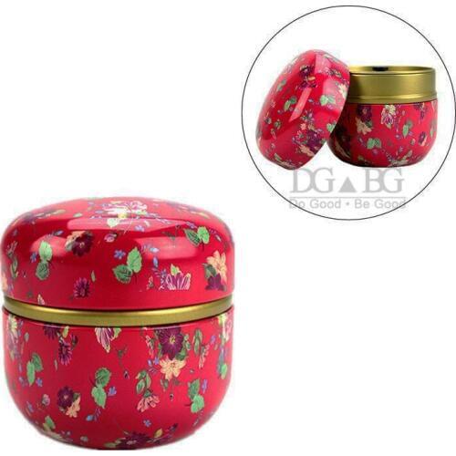 Red Flower Cremation Urns For Pet Ashes Mini Keepsake Iron Urn Funeral Casket Pets Memoria Urne Keepsake Small Urns Ashes Humans