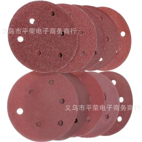 50pcs 5 inch 125mm round sandpaper disc sandpaper 40-800 Grits for polishing