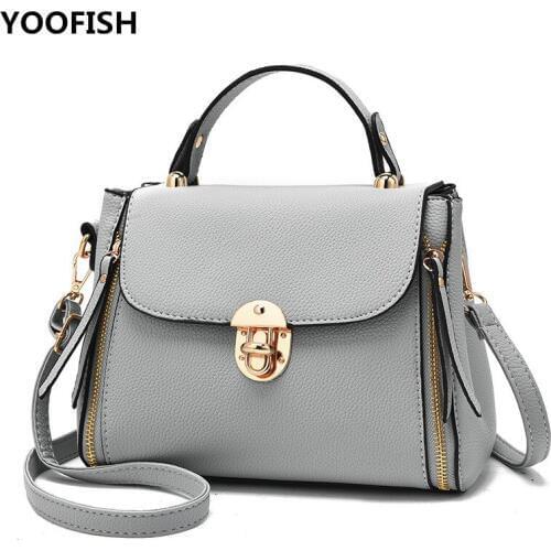 Hot sale Fashion Trend Women Handbags Patchwork color Lady Simple Casual Style Comfortab PU Leather Waterproof Hand Bags ZX-010