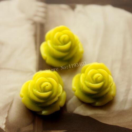 Min.mix order Mixed colors Resin Flower Beads Cabochon DIY For Jewelry Decoration(CAB-BR )