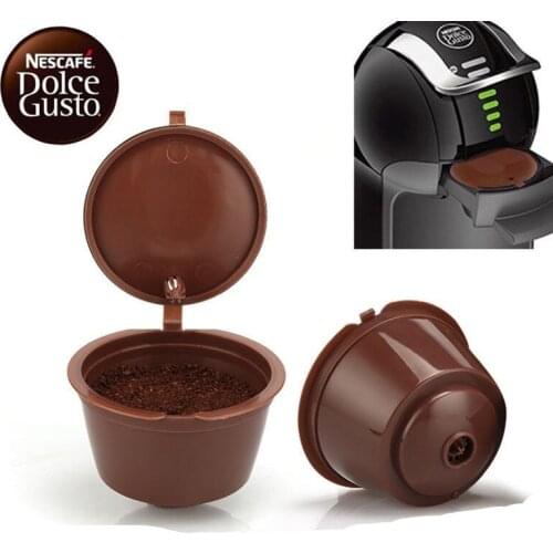 Multicolour Reusable Dolce Gusto Cup 1Pcs Capsule Filter Refillable Cup For Dolce Gusto Pod Coffee Machine