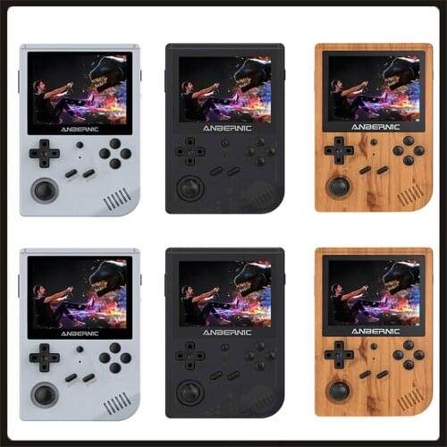 New RG351V Retro Games Built-in 16G RK3326 Open Source 3.5 INCH 640*480 handheld game console Emulator For PS1 kid Gift