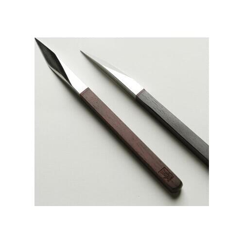 The tea knife Stainless steel Damascus pu-erh tea by hand Wooden handle pry tea cone parts of Chinese style gift