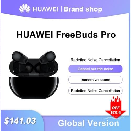 Original Huawei FreeBuds Pro wireless bluetooth headphones TWS in-ear bluetooth earbuds Active noise canceling headset For P40