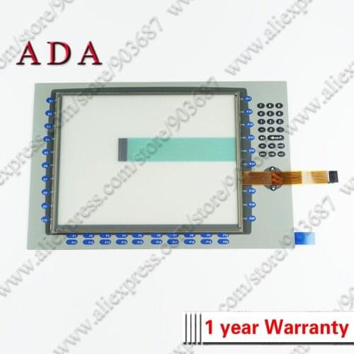 Touch Screen Panel Glass Digitizer for 2711P-RDB15C 2711P-RDB15C B C + Membrane Switch Keypad