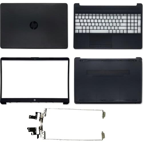 For HP 15S-DU 15-DW 15S-DY Series L52012-001 Laptop LCD Back Cover Front Bezel Palmrest Bottom Case Hings Top Black Silver