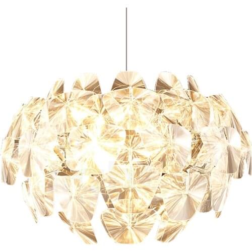 Nordic pine cone chandelier designer art spherical dining room lamp bedroom lamp creative living room light of hope chandelier