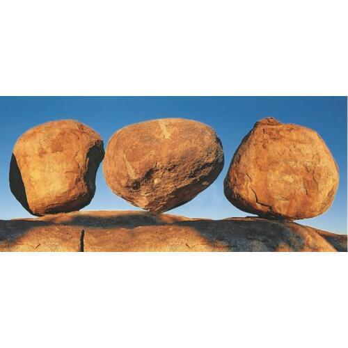 Modern Picture of lager stones printed on cotton canvas from a art photo, home decor special oil painting with size 16"x32"